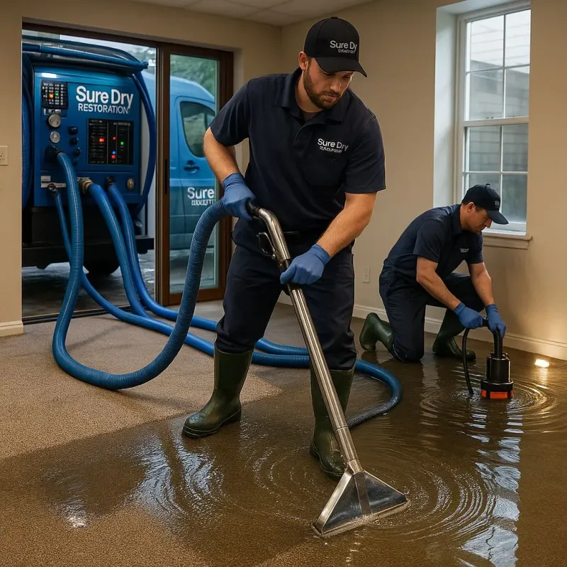 Water Extraction and Removal process in Carnesville, GA